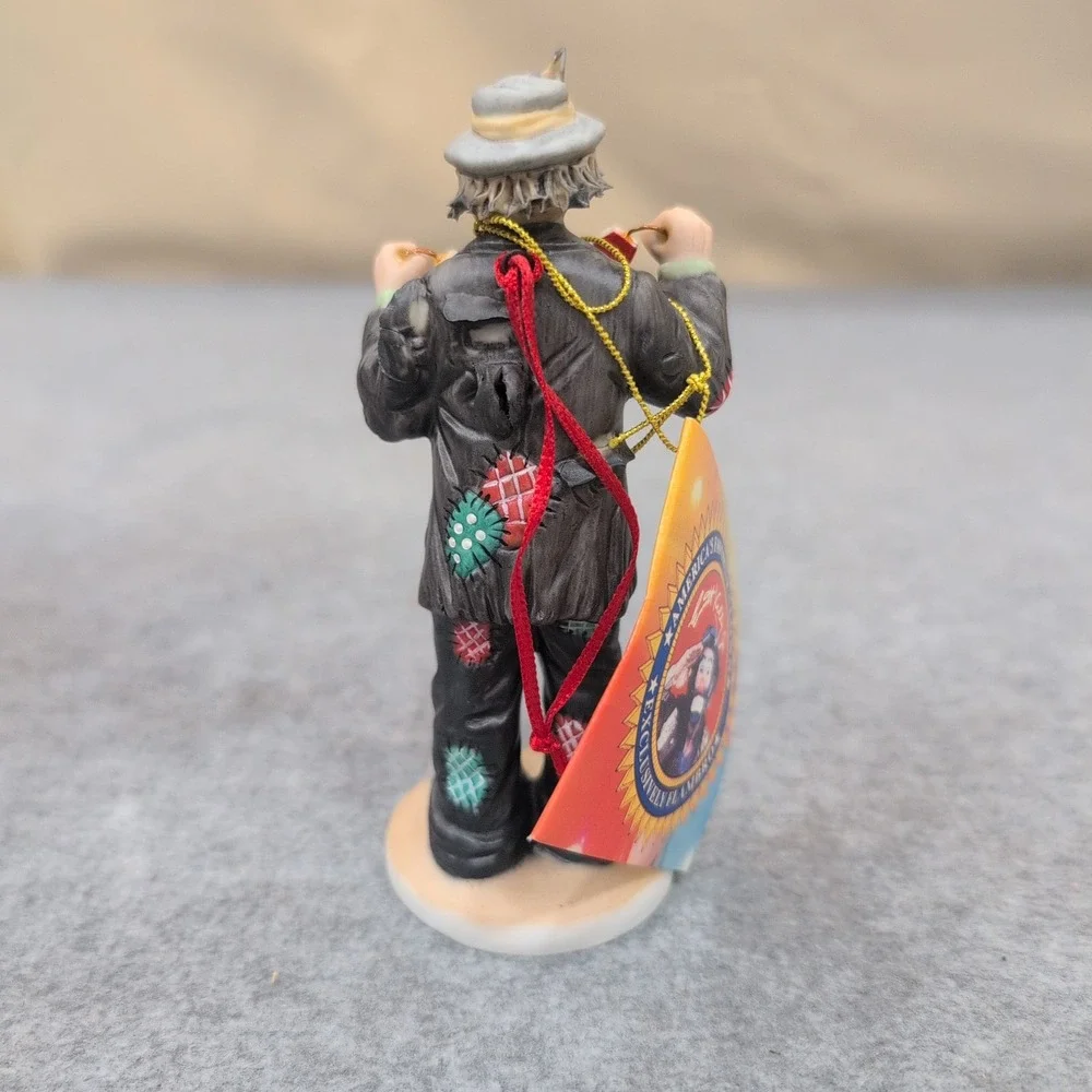Emmett Kelly Jr 1991 Clown Figurine Ornament Exclusive from Flambro 10097 w/ Box - Picture 3 of 5